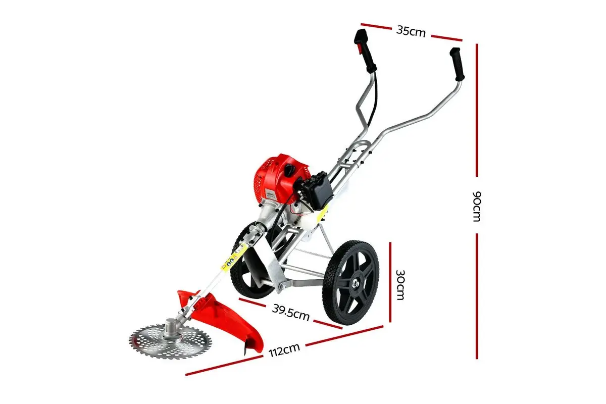 Groundsman wheeled 62cc trimmer